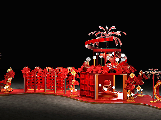 中式新年春节美陈