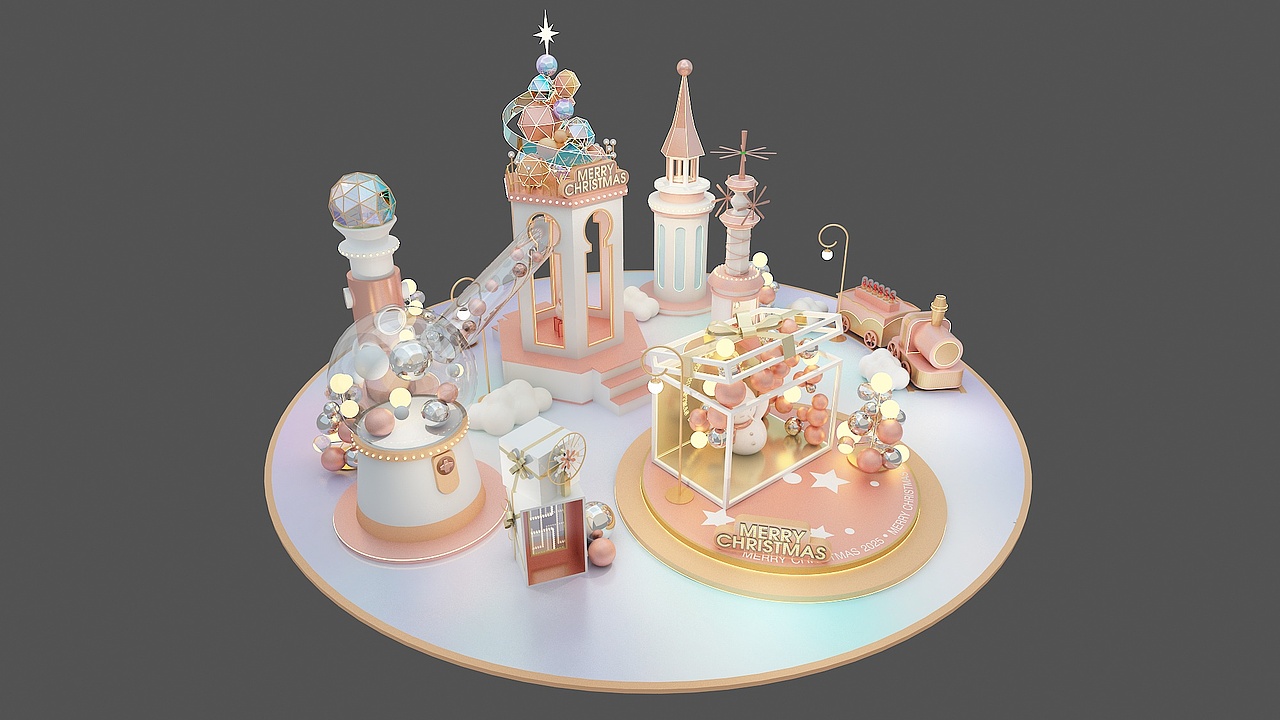 商业圣诞美陈DP 圣诞礼盒 水晶球（图ZNDA1MTk2Njcy） - 展陈设计 - 站酷设计师lily1213371725原创素材 - 站酷ZCOOL