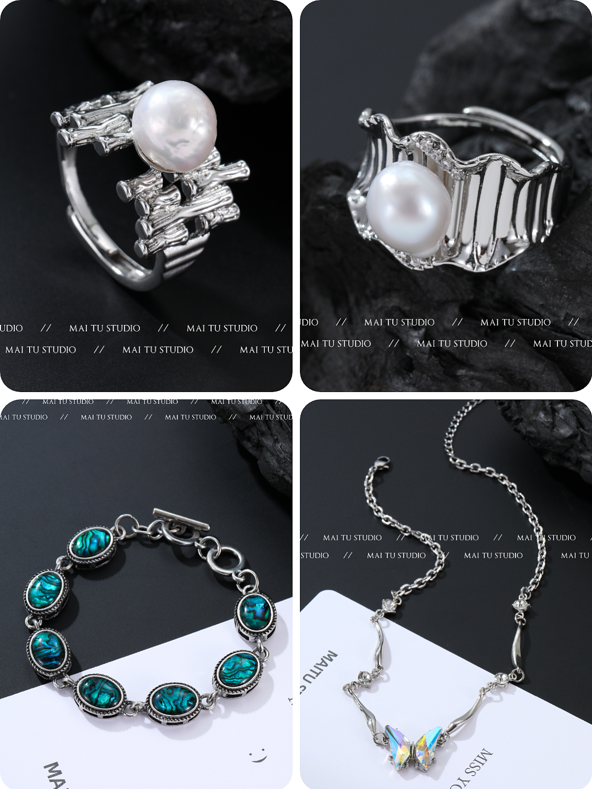 高级感戒指丨项链丨黑底丨静物图丨麦图摄影（图ZNDA1MTk3NTcy） - 产品摄影 - 站酷设计师麦图商业摄影原创素材 - 站酷ZCOOL