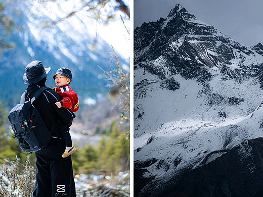 和仔仔一起看风景🏔