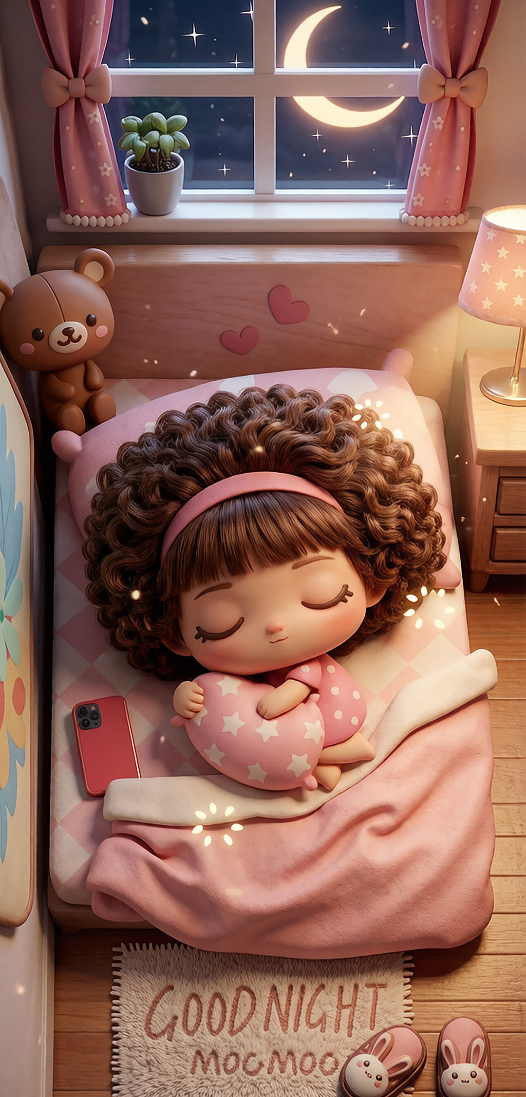 【壁纸】晚安～能睡好觉就是人生最有福报的（图ZNDA1MTk5ODY0） - 商业插画 - 站酷设计师碳碳原创素材 - 站酷ZCOOL