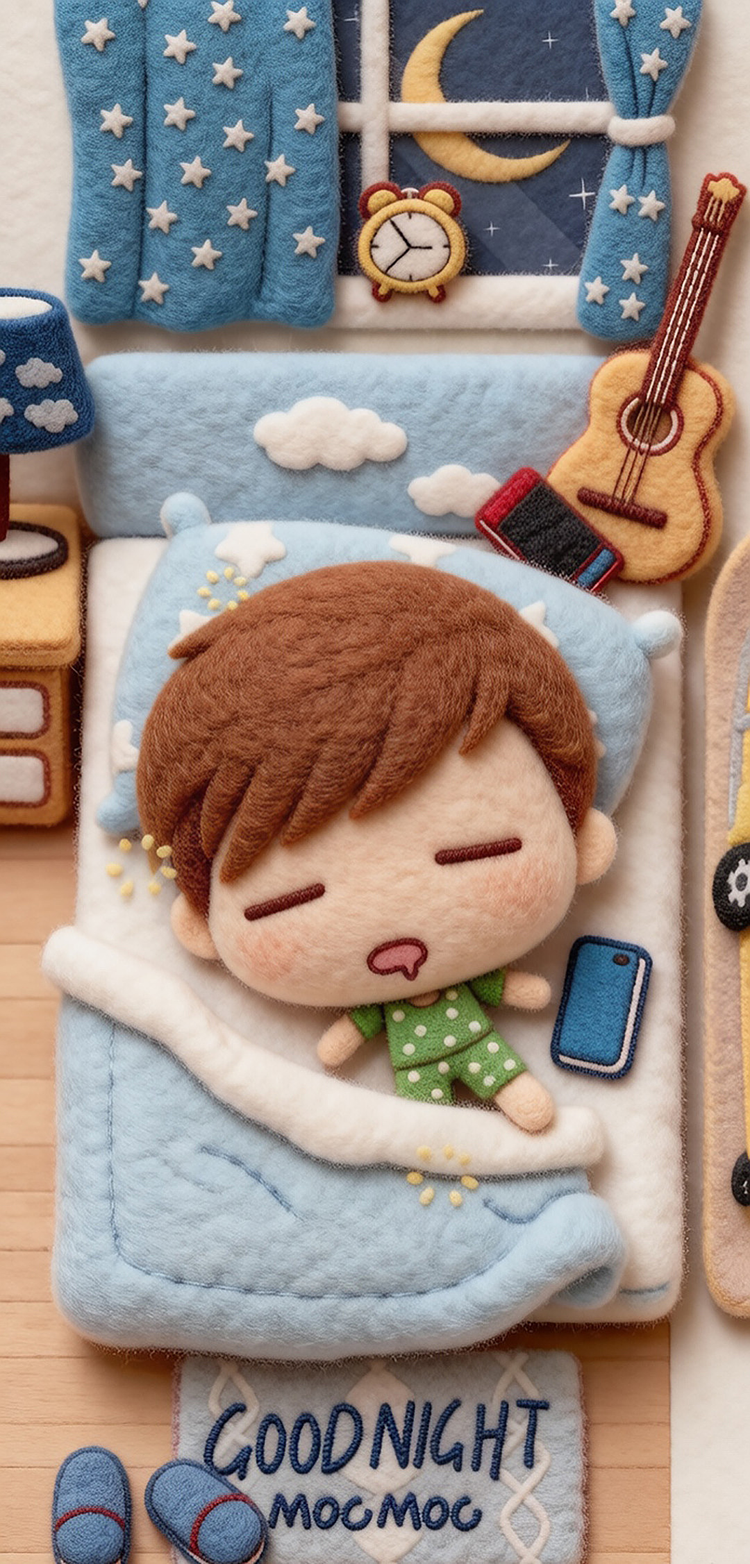 【壁纸】晚安～能睡好觉就是人生最有福报的（图ZNDA1MTk5ODcy） - 商业插画 - 站酷设计师碳碳原创素材 - 站酷ZCOOL