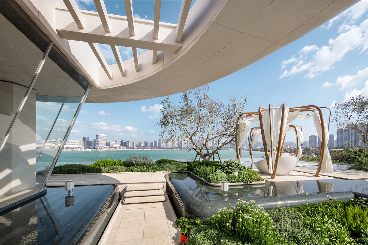 廈門保利安控 御宸天悅營銷中心戶外吧臺（圖ZNDA1MjAyOTE2） - 環(huán)境/建筑攝影 - 站酷設(shè)計師包子996原創(chuàng)素材 - 站酷ZCOOL