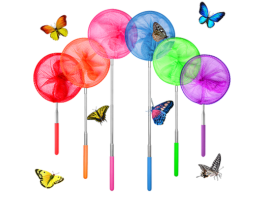 彩色伸缩蝴蝶网主图集