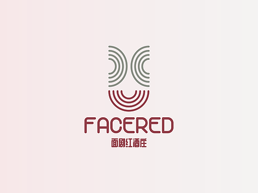 面剧红酒庄 logo