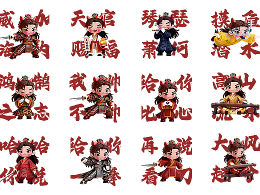 大风起兮云飞扬，威加海内兮归故乡·汉高祖刘邦（个人主页-ZNzM0MjUzMzI=） - IP形象 - 站酷设计师千阙23520原创素材 - 站酷ZCOOL