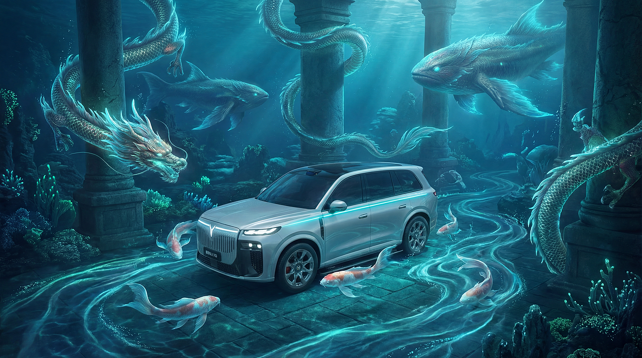 岚图泰山 X8 竟把整个东方神话宇宙都装下了（图ZNDA1MjA4NTcy） - AI作品 - 站酷设计师简单琦原创素材 - 站酷ZCOOL