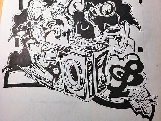 黑白装饰画借鉴分享1