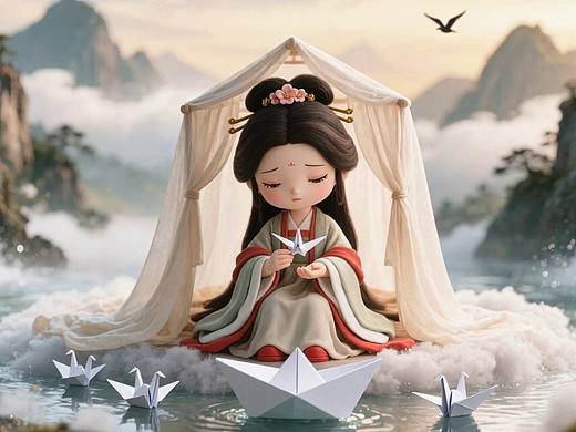 唯美古风动态壁纸（AIGC辅助制作）