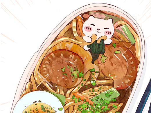 美食插图