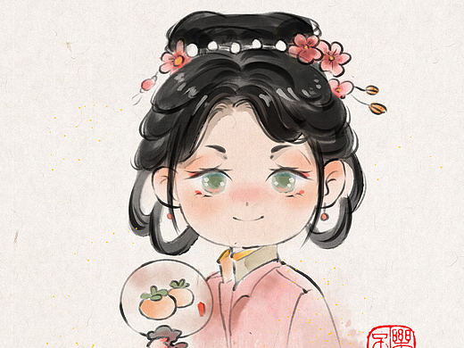 古风小头