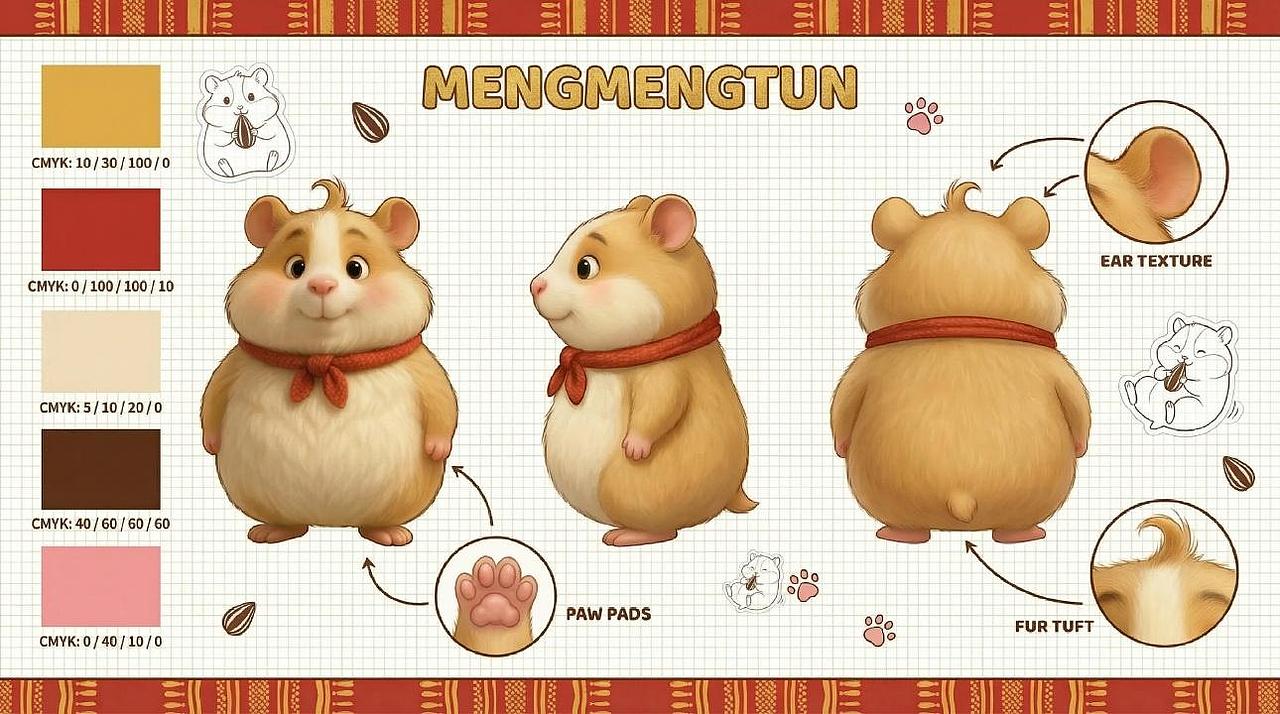 萌萌豚 | 休闲零食品牌策划设计IP设计（图ZNDA1MjExNzA4） - IP形象 - 站酷设计师楠hn原创素材 - 站酷ZCOOL