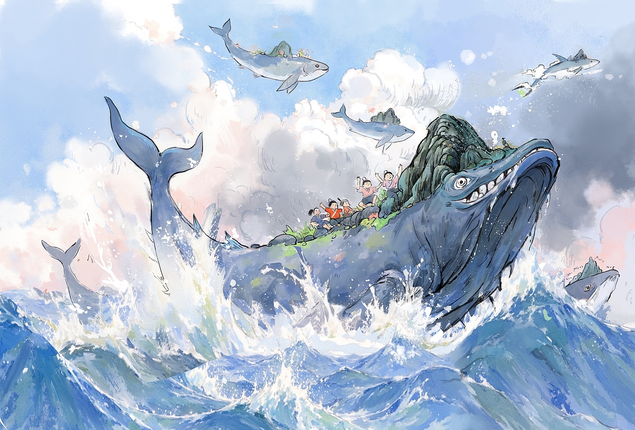 梦里不知身是客——异世界笔记（图ZNDA1MjIyNzI4） - 商业插画 - 站酷设计师miao9原创素材 - 站酷ZCOOL