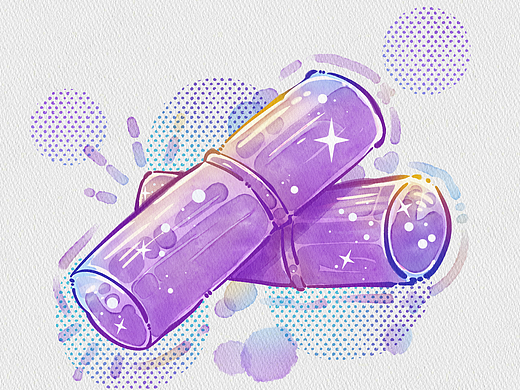 小水彩·食物集｜那些被画下来的面包和水果