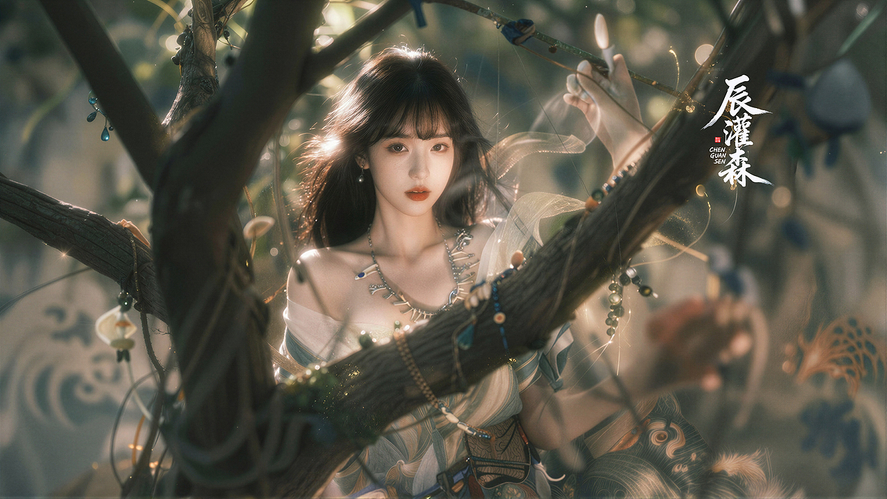 辰灌森 | 松间灵姬系列（二）-0132（图ZNDA1MjI0ODg4） - 修图/后期 - 站酷设计师辰灌森原创素材 - 站酷ZCOOL