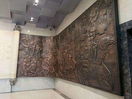 煤矿博物馆浮雕设计公司