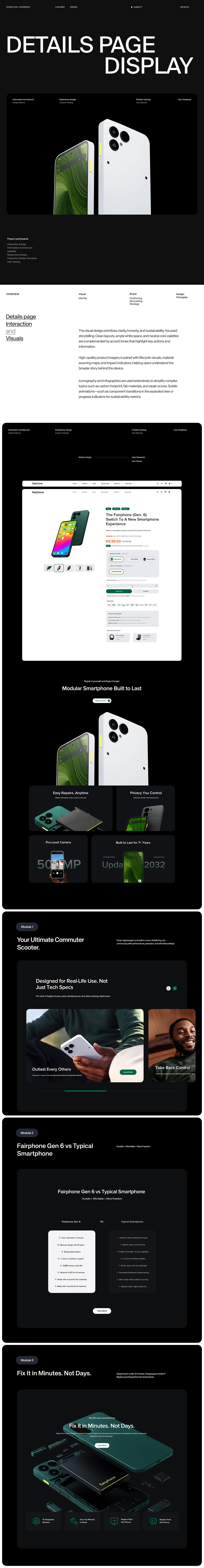 跨境电商｜Fairphone 可持续手机 独立站（图ZNDA1MjI4NDQ0） - 电商 - 站酷设计师亚拓原创素材 - 站酷ZCOOL