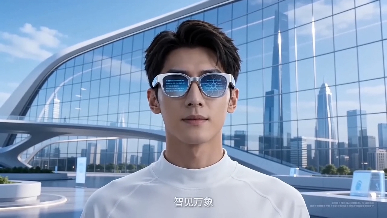 表达式商业应用案例，灵视Ai眼镜产品广告（图ZNDA1MjMyMzA0） - 宣传片 - 站酷设计师表达式AIGC原创素材 - 站酷ZCOOL