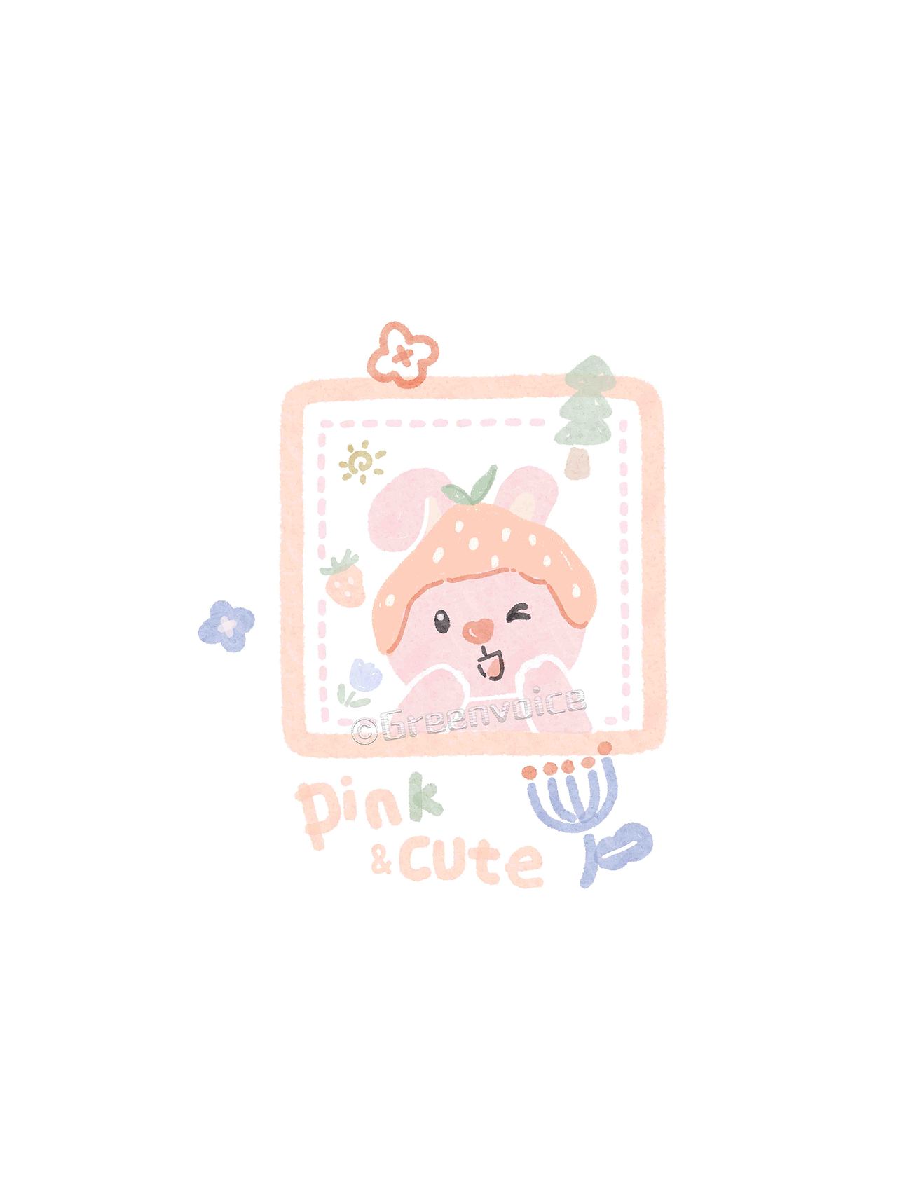 红粉格子间（图ZNDA1MjM2NTI0） - 商业插画 - 站酷设计师绿瓷叮叮原创素材 - 站酷ZCOOL