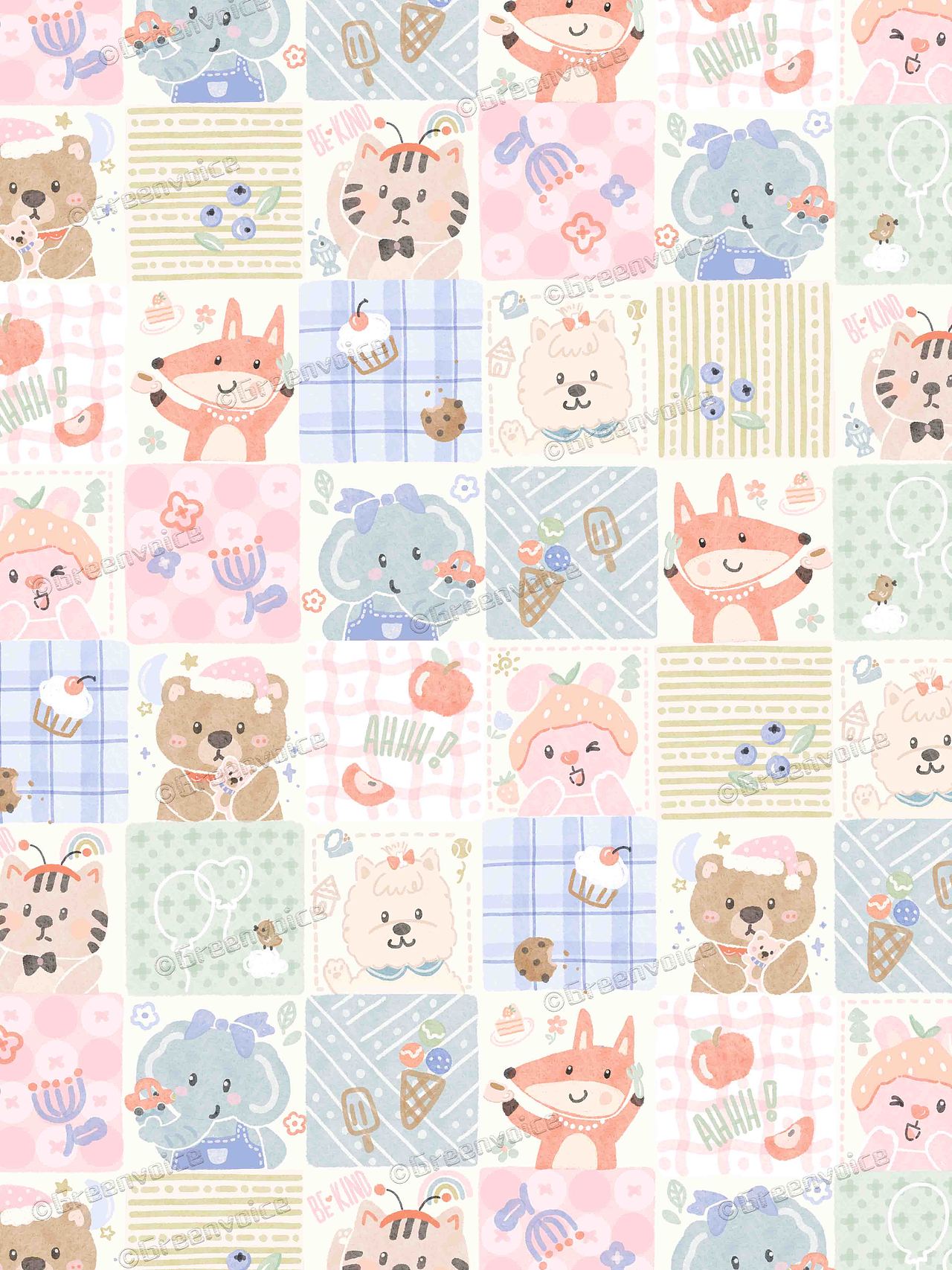 红粉格子间（图ZNDA1MjM2NTQ4） - 商业插画 - 站酷设计师绿瓷叮叮原创素材 - 站酷ZCOOL