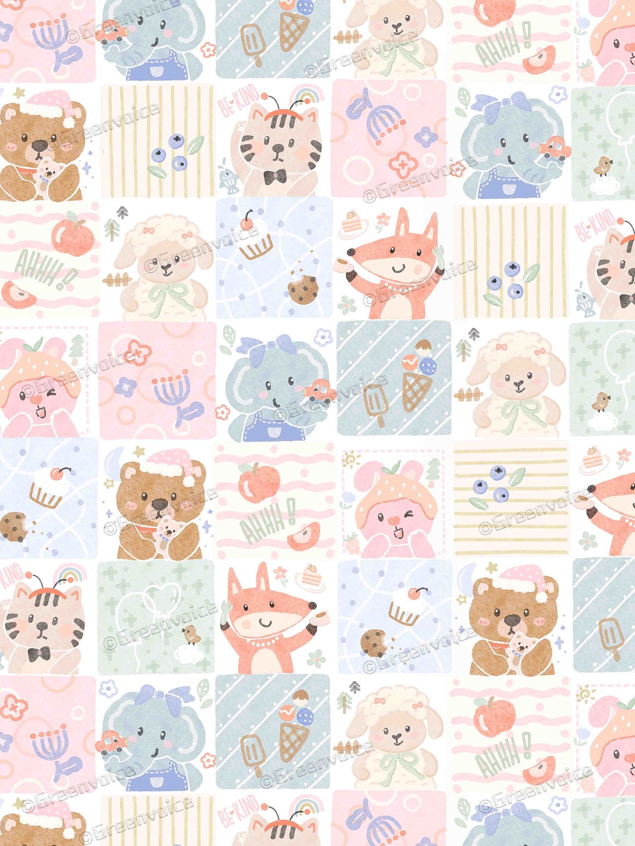 红粉格子间（图ZNDA1MjM2NTUy） - 商业插画 - 站酷设计师绿瓷叮叮原创素材 - 站酷ZCOOL