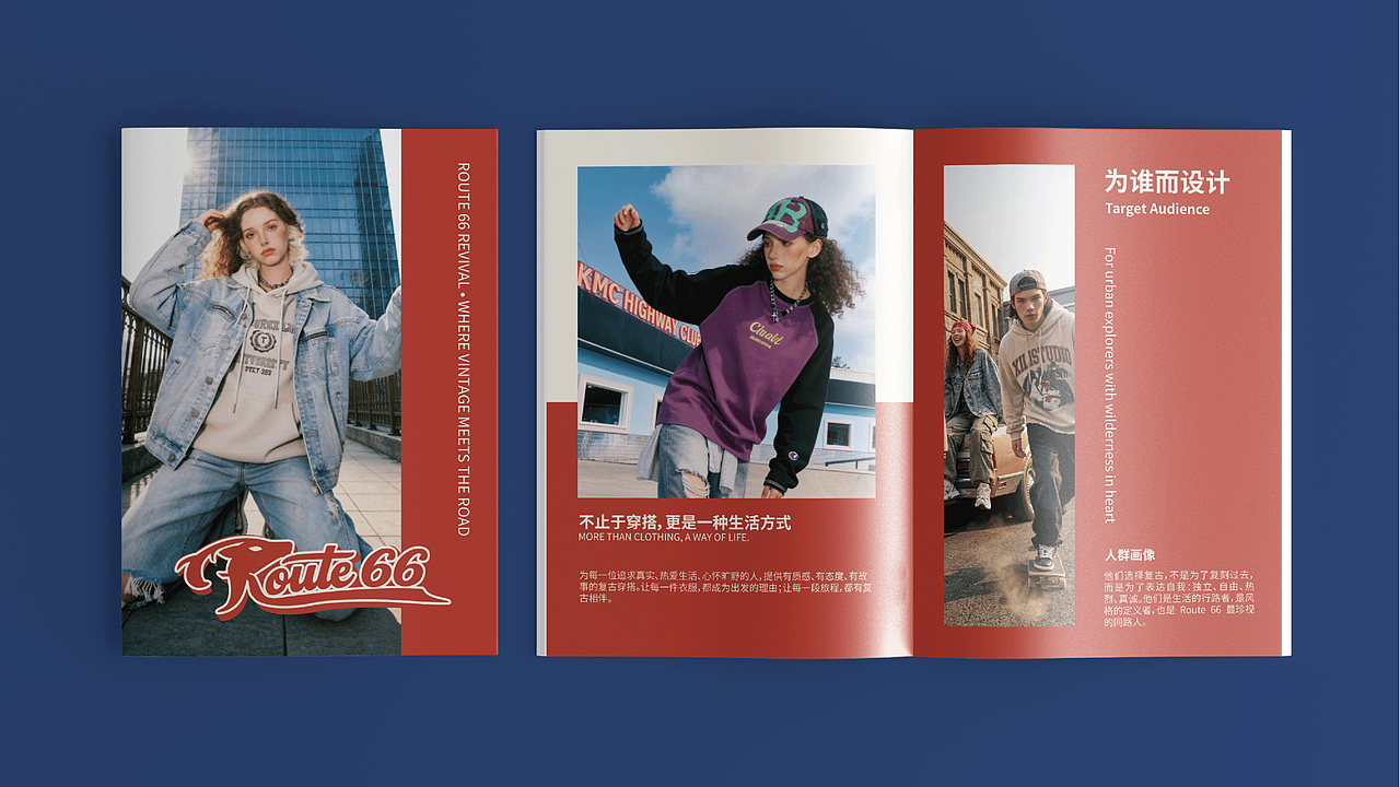 Route 66 | 陆六公路美式复古潮流服装品牌设计（图ZNDA1MjM2NzU2） - 品牌 - 站酷设计师鳐鳐米饼原创素材 - 站酷ZCOOL
