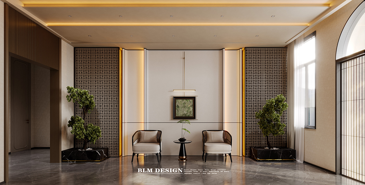 中古风——白龙马效果图（图ZNDA1MjM4Mzg4） - 家装设计 - 站酷设计师盐盐不咸原创素材 - 站酷ZCOOL