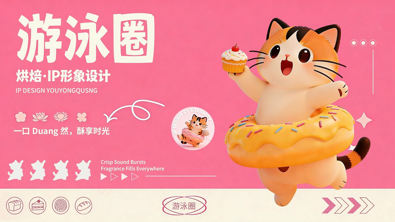 烘焙品牌设计，希望每个人在吃甜品时都能得到治愈（图ZNDA1MjQxMDQ4） - 品牌 - 站酷设计师蓝衫客原创素材 - 站酷ZCOOL