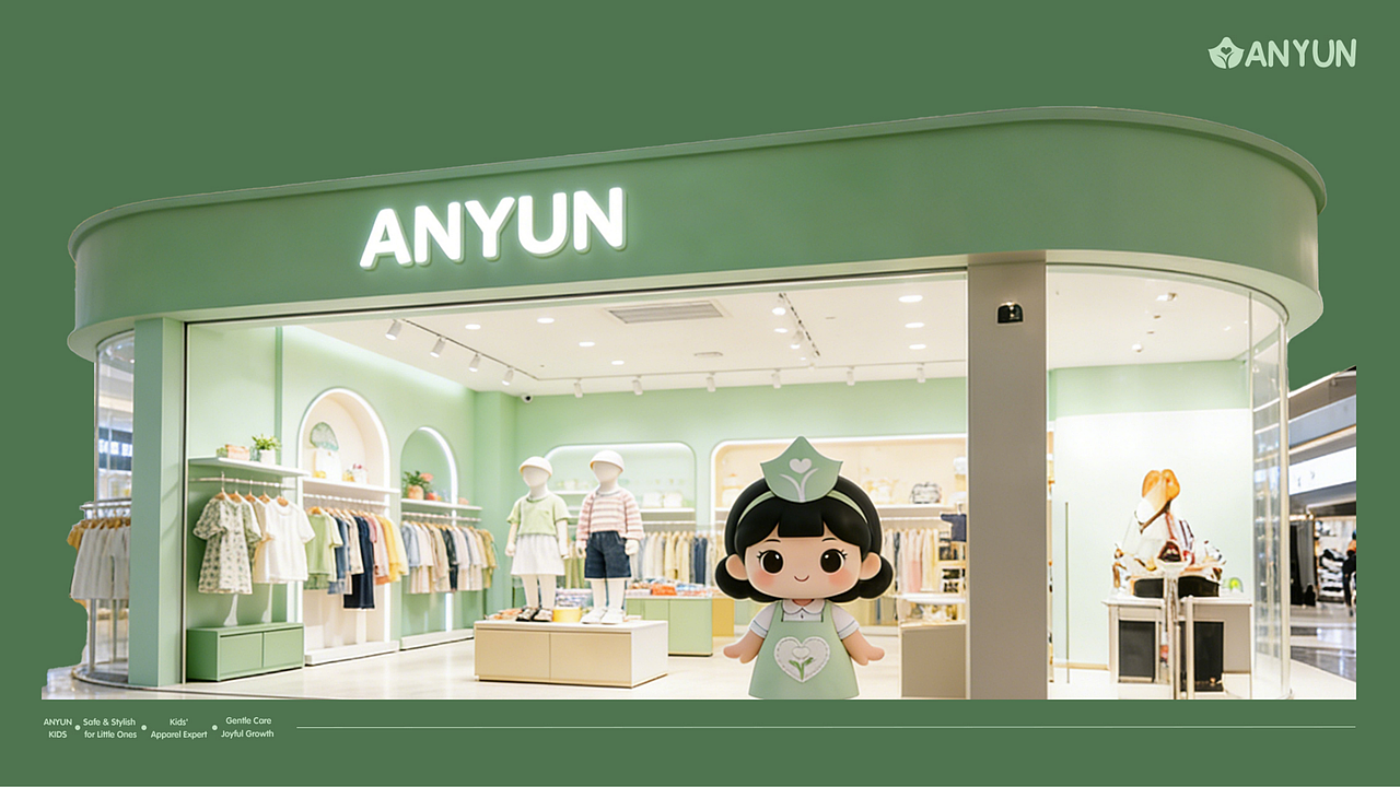 安孕童装品牌vis提案（图ZNDA1MjQ4NTI4） - 品牌 - 站酷设计师Z160360998原创素材 - 站酷ZCOOL