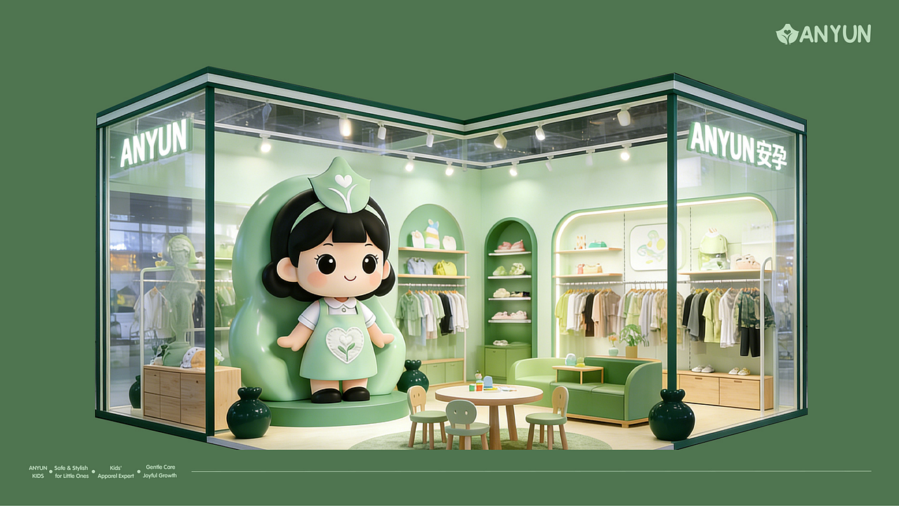 安孕童装品牌vis提案（图ZNDA1MjQ4NTQ0） - 品牌 - 站酷设计师Z160360998原创素材 - 站酷ZCOOL