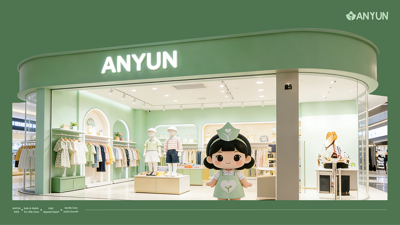 安孕童装品牌vis提案（图ZNDA1MjQ4NTYw） - 品牌 - 站酷设计师Z160360998原创素材 - 站酷ZCOOL