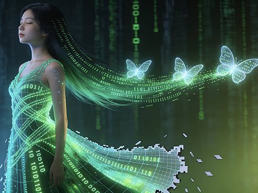 发丝花蝶｜自然与代码