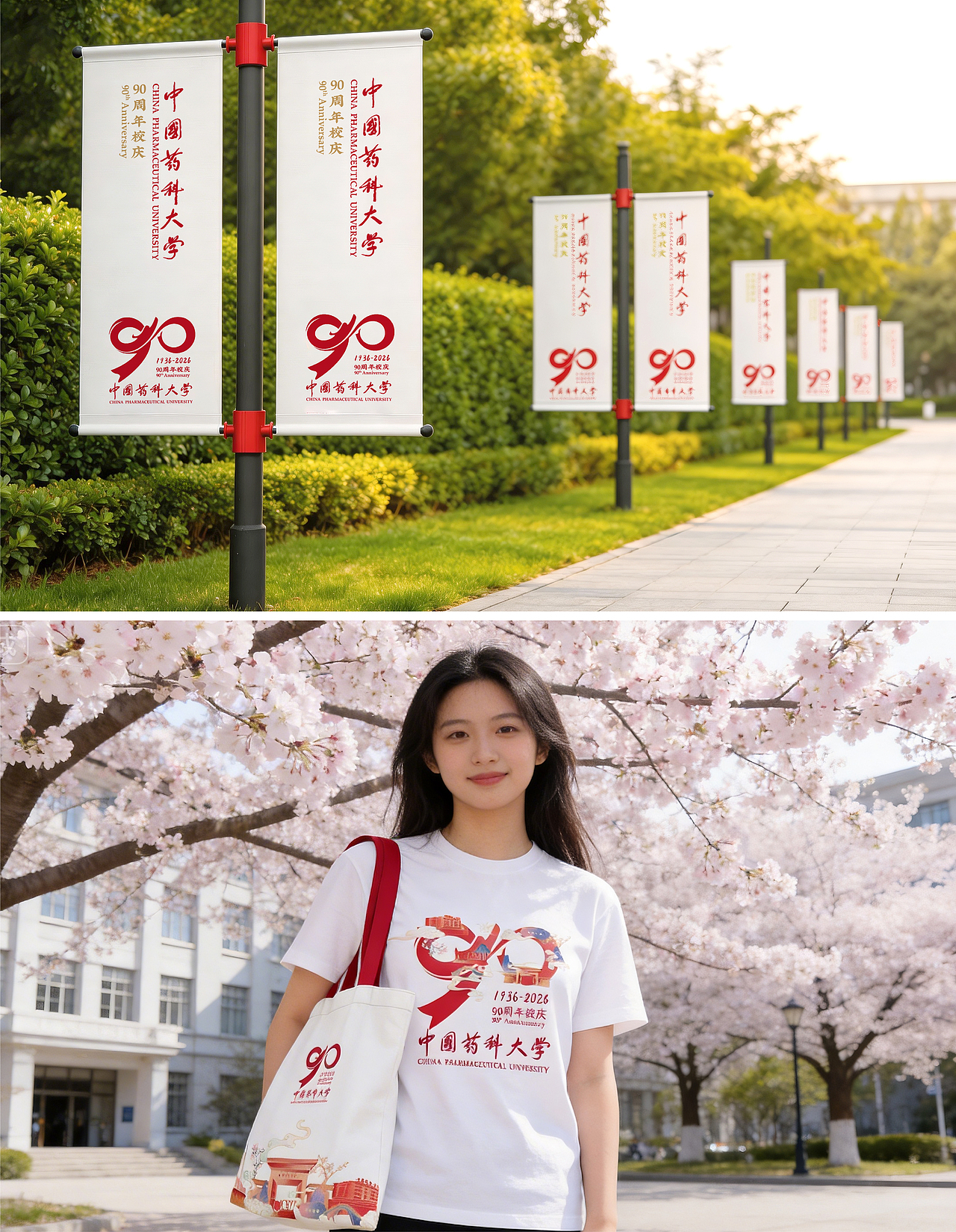 中国药科大学 × 90周年校庆VIS（图ZNDA1MjQ4ODg4） - 品牌 - 站酷设计师三翎镜原创素材 - 站酷ZCOOL