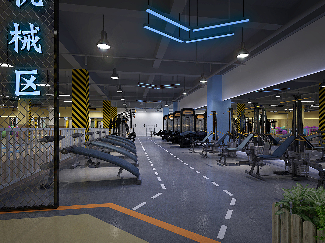 健身中心（图ZNDA1MjUxMDgw） - 商业空间设计 - 站酷设计师室内设计26原创素材 - 站酷ZCOOL