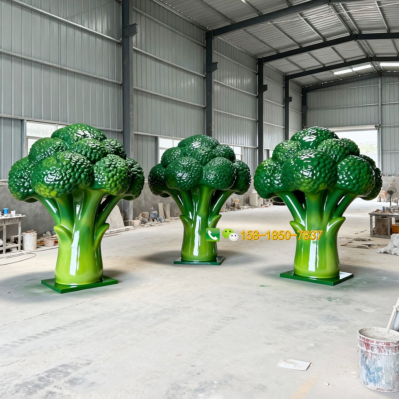 巨型仿真玻璃钢西兰花雕塑造型摆件（图ZNDA1MjUyMDk2） - 工艺品设计 - 站酷设计师通盛雕塑工厂原创素材 - 站酷ZCOOL