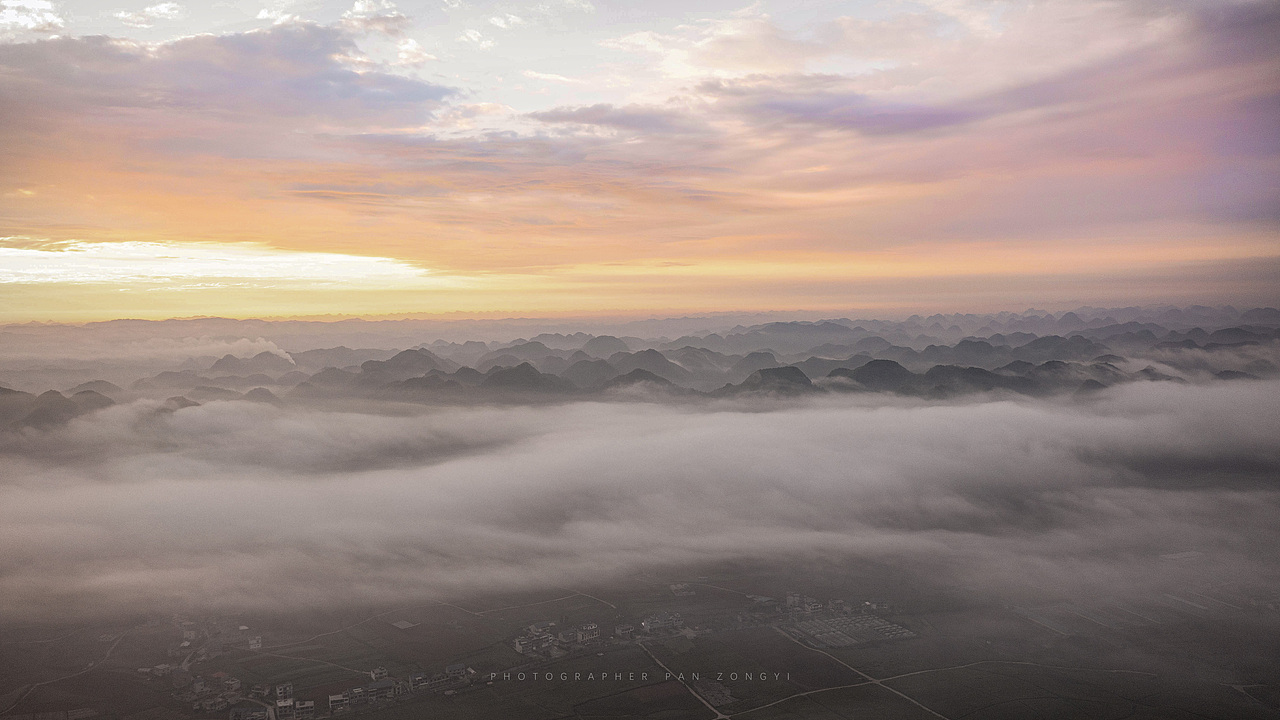 贵州西秀十二茅坡茶海风光（图ZNDA1MjUzNjY0） - 风光摄影 - 站酷设计师安顺时光原创素材 - 站酷ZCOOL