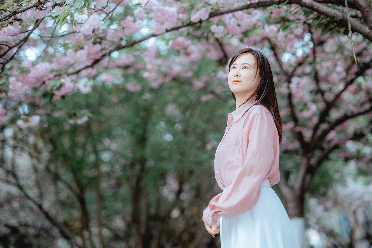 樱花人像（图ZNDA1MjU0MjY0） - 人像摄影 - 站酷设计师下午茶空间原创素材 - 站酷ZCOOL