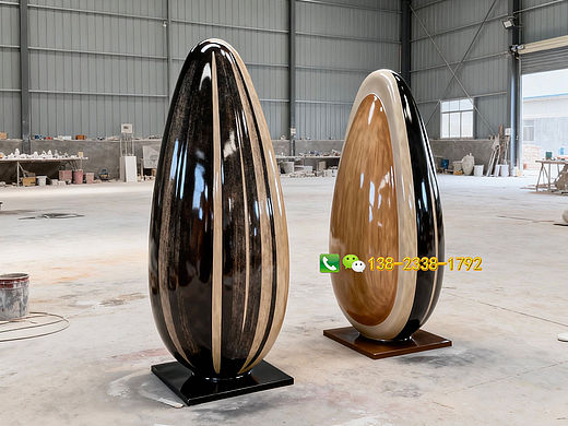 巨型仿真玻璃钢瓜子雕塑摆件