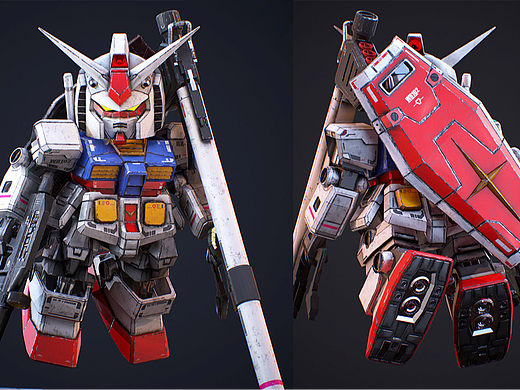 Maya-次世代高达机甲模型制作教程。maya建模基础教程