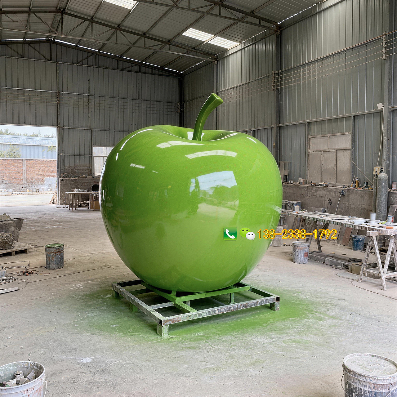 巨型仿真玻璃钢苹果雕塑摆件（图ZNDA1MjY1MzI4） - 工艺品设计 - 站酷设计师通盛雕塑原创素材 - 站酷ZCOOL