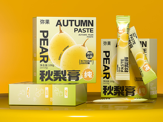 彌果秋梨膏：一口清潤(rùn)，解鎖傳統(tǒng)膏方的現(xiàn)代新美學(xué)（個(gè)人主頁(yè)-ZNzM0MzE0ODg=） - 包裝 - 站酷設(shè)計(jì)師LiuLiumeim原創(chuàng)素材 - 站酷ZCOOL
