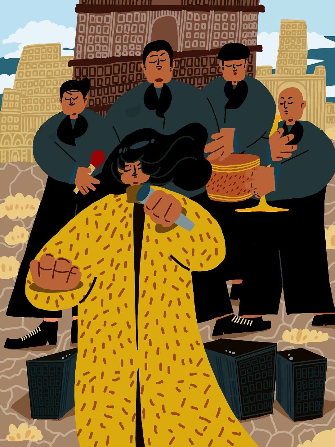 东北回忆录（图ZNDA1Mjc3OTIw） - 艺术插画 - 站酷设计师闰土啵啵原创素材 - 站酷ZCOOL