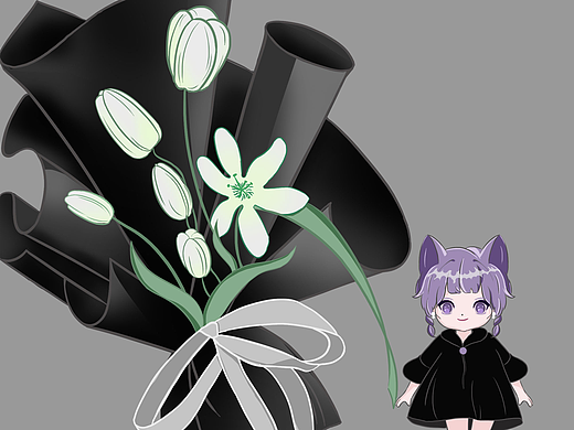 黑色和紫色的搭配（个人主页-ZNzM0MzI0NjA=） - 创作习作 - 站酷设计师雨落秋原创素材 - 站酷ZCOOL