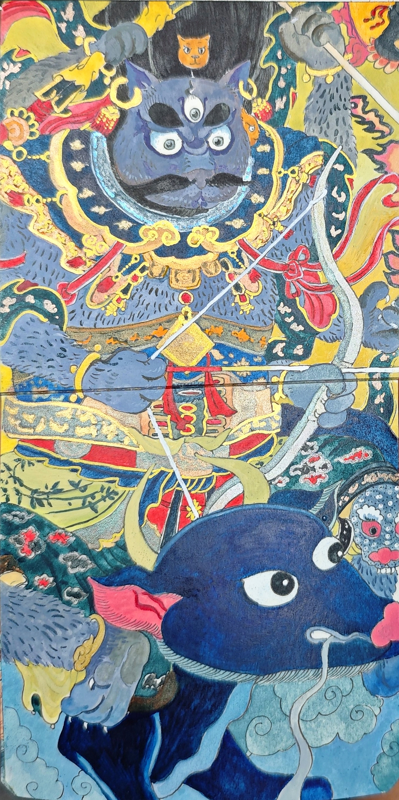 十大明王系列（图ZNDA1Mjc5MzQ4） - 艺术插画 - 站酷设计师李澤霖原创素材 - 站酷ZCOOL