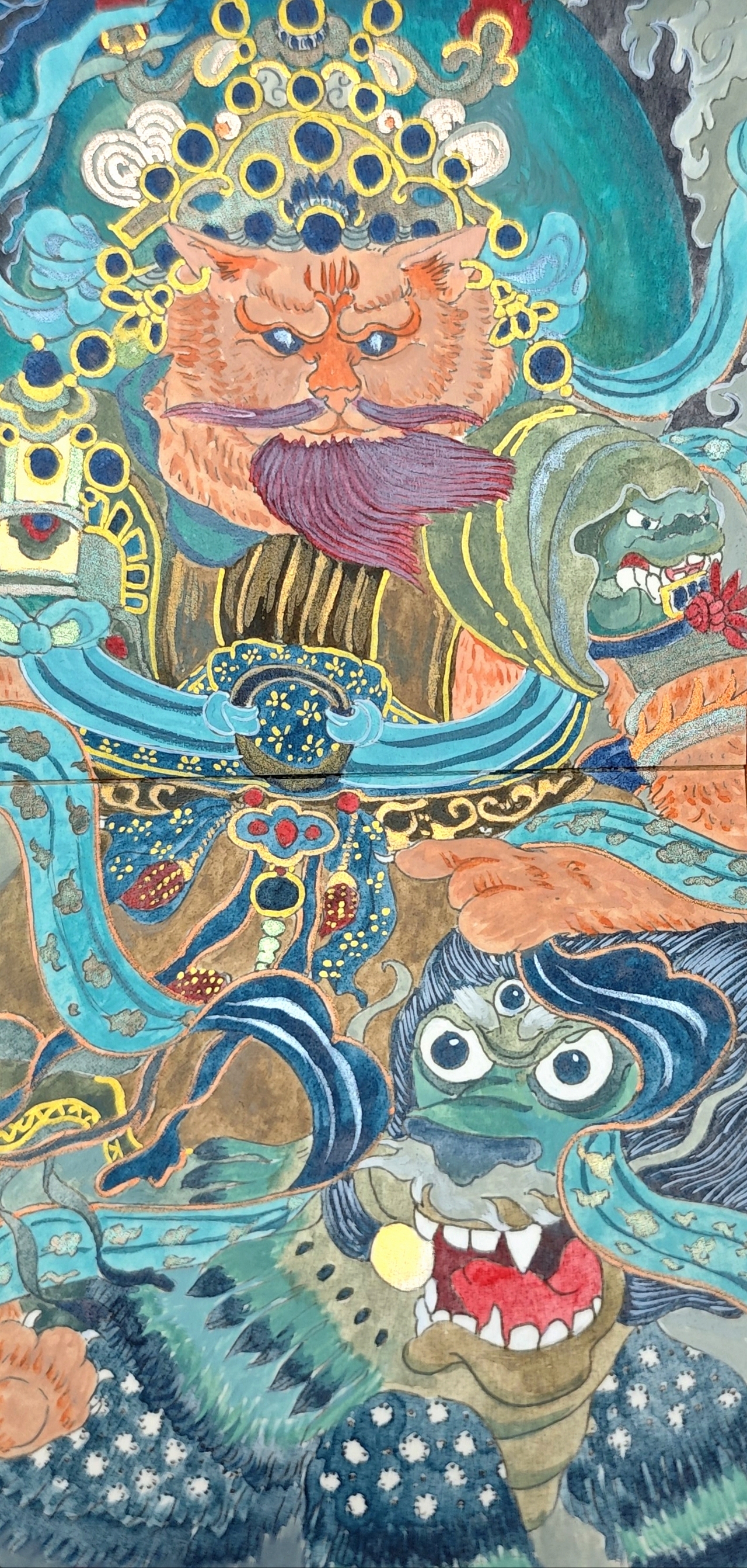 十大明王系列（图ZNDA1Mjc5MzQ0） - 艺术插画 - 站酷设计师李澤霖原创素材 - 站酷ZCOOL