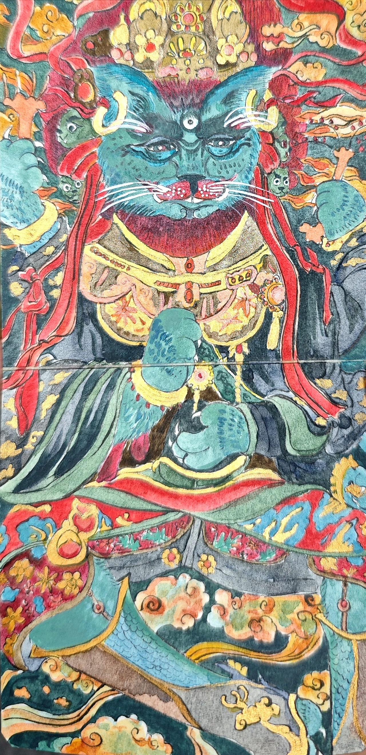 十大明王系列（图ZNDA1Mjc5Mzgw） - 艺术插画 - 站酷设计师李澤霖原创素材 - 站酷ZCOOL