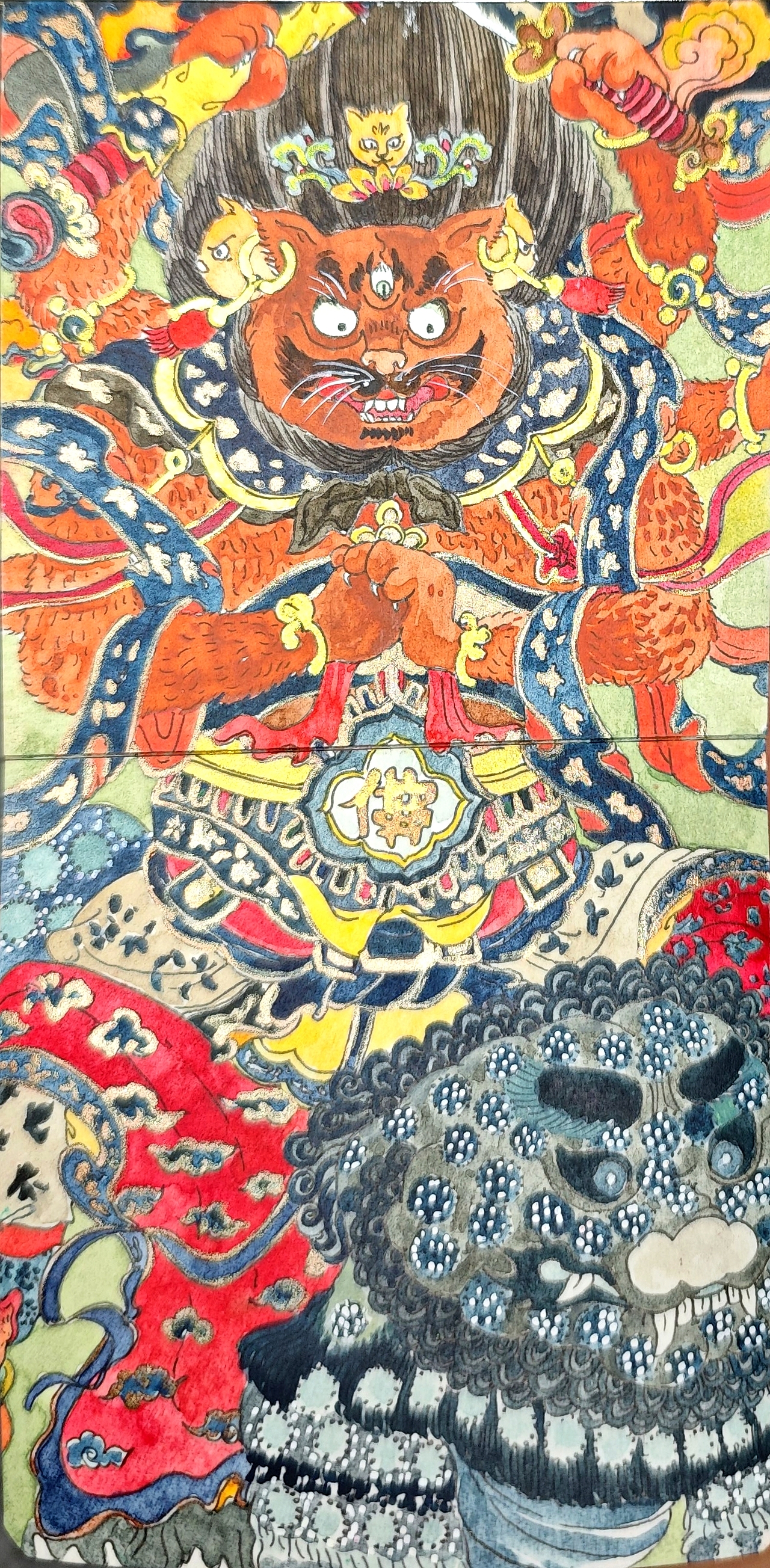 十大明王系列（图ZNDA1Mjc5Mzcy） - 艺术插画 - 站酷设计师李澤霖原创素材 - 站酷ZCOOL