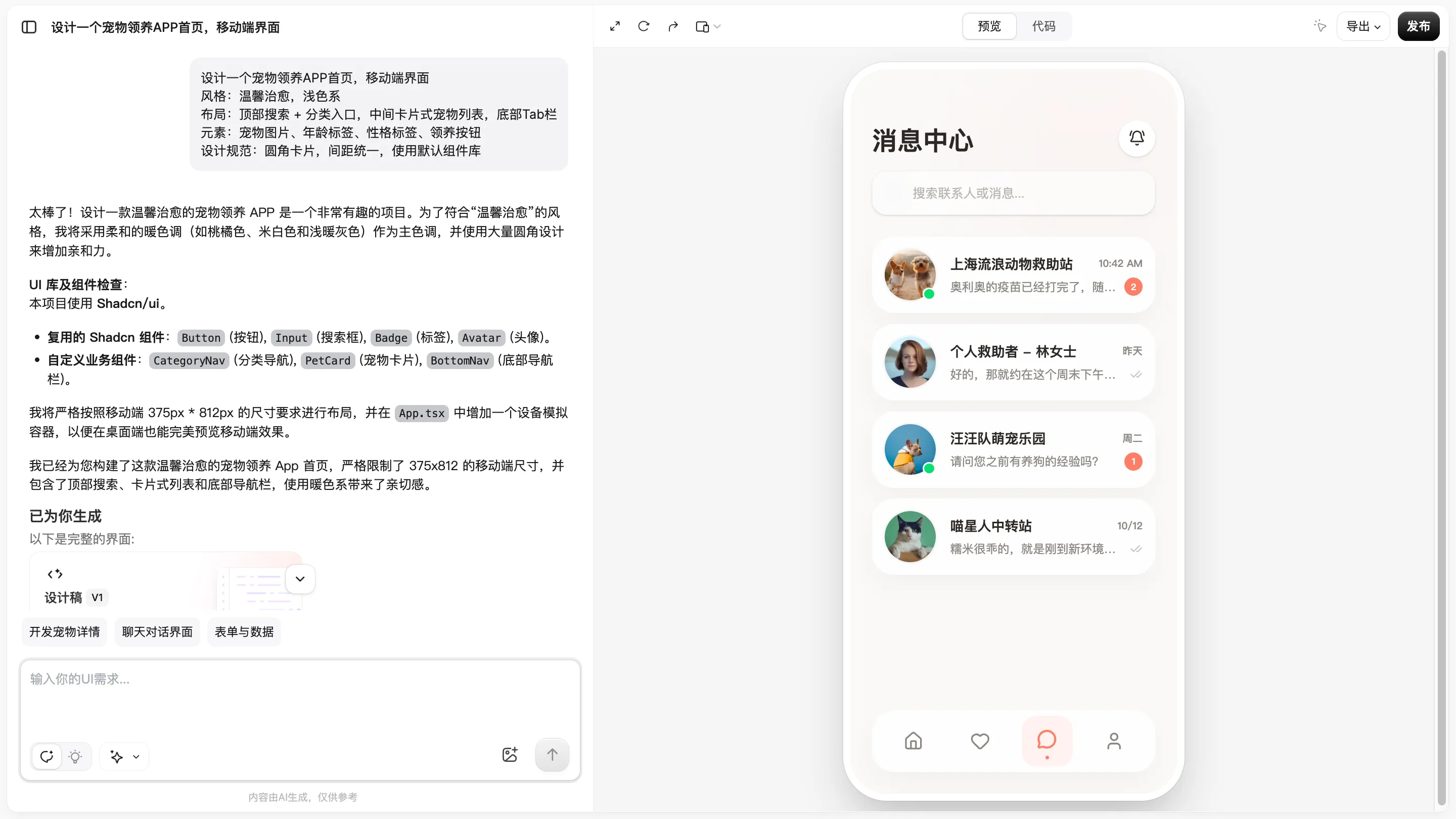 AI提示词怎么写？一句话能不能生成UI？实测两类AI设计工具（图ZMTU1MjY0NzI=） - 评测 - 站酷设计师墨刀modao原创素材 - 站酷ZCOOL