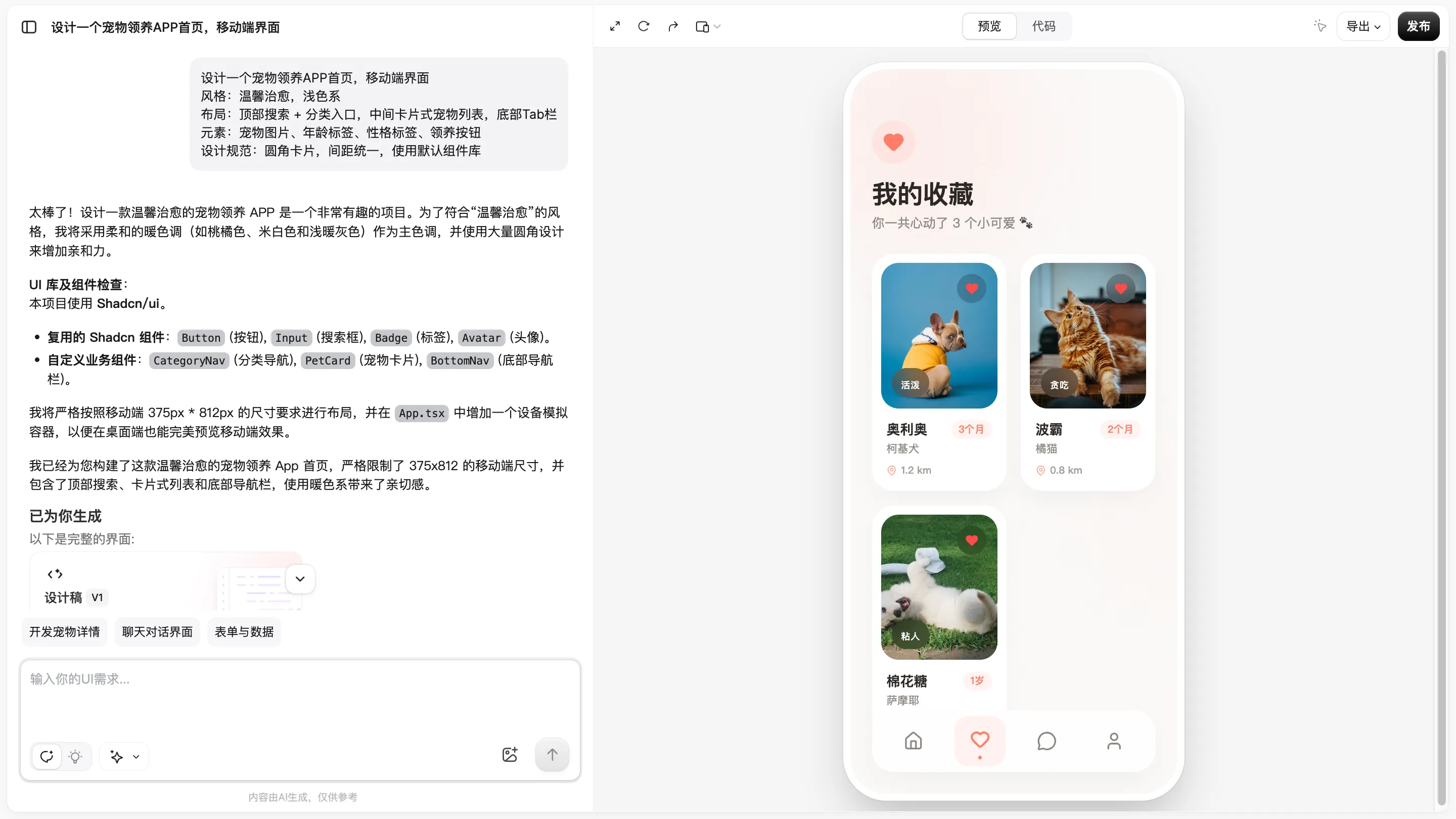AI提示词怎么写？一句话能不能生成UI？实测两类AI设计工具（图ZMTU1MjY0Njg=） - 评测 - 站酷设计师墨刀modao原创素材 - 站酷ZCOOL
