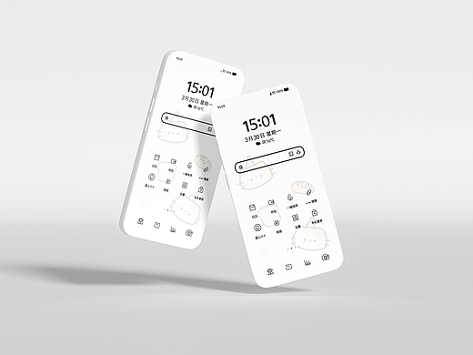 面包小猫手机主题